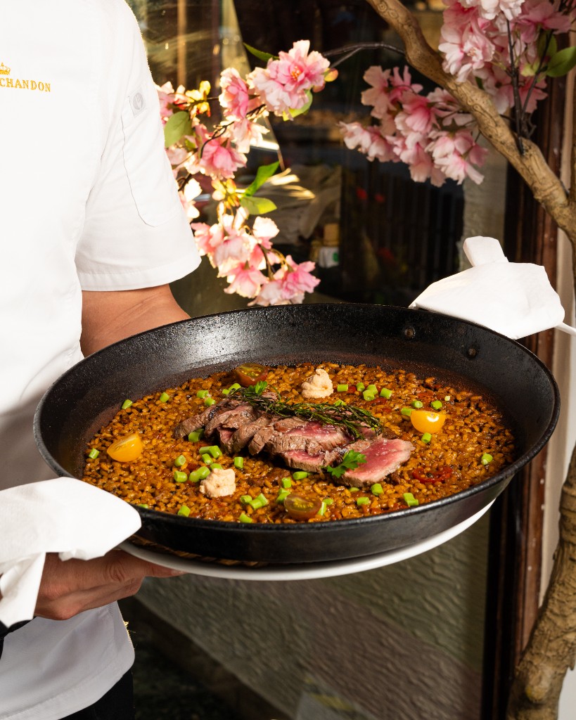 Arroz Señoret al Straccetti & Solomillo Angus — plato insignia en Sensacioones, La Habana
